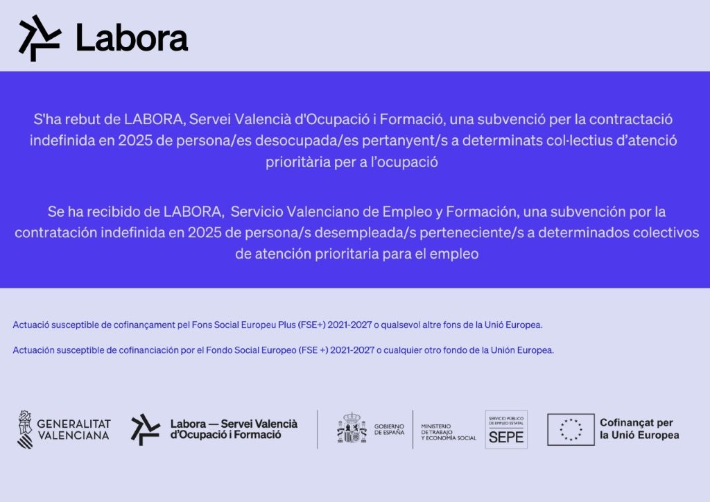 Subvención LABORA 2025